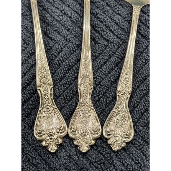 Normandie from Japan Flatware meat fork, Spoon Server,Pie Server. STAINLESS VTG - Picture 2 of 6